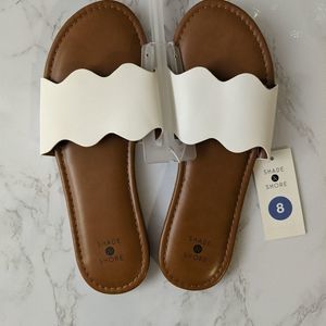 Shade & Shore Sandals sz 8 New